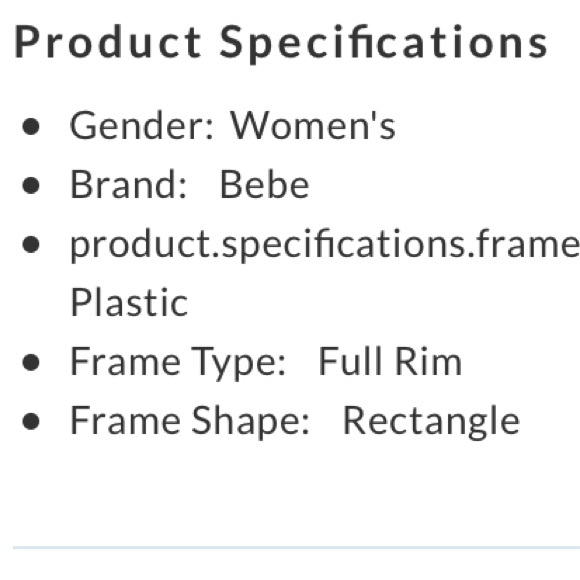 Bebe Eye Glasses - Picture 7 of 8